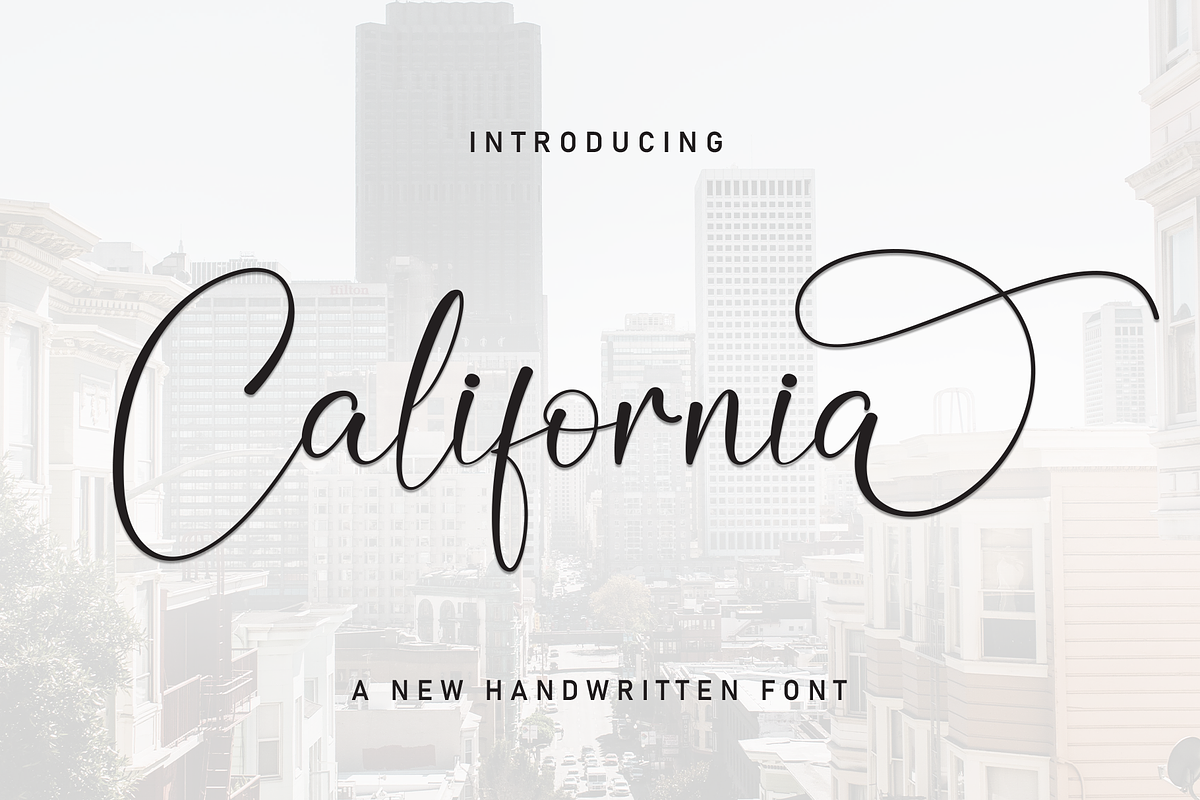 California | Script Font, a Handwritten Font by Scratchones (Photo 1 of 9)