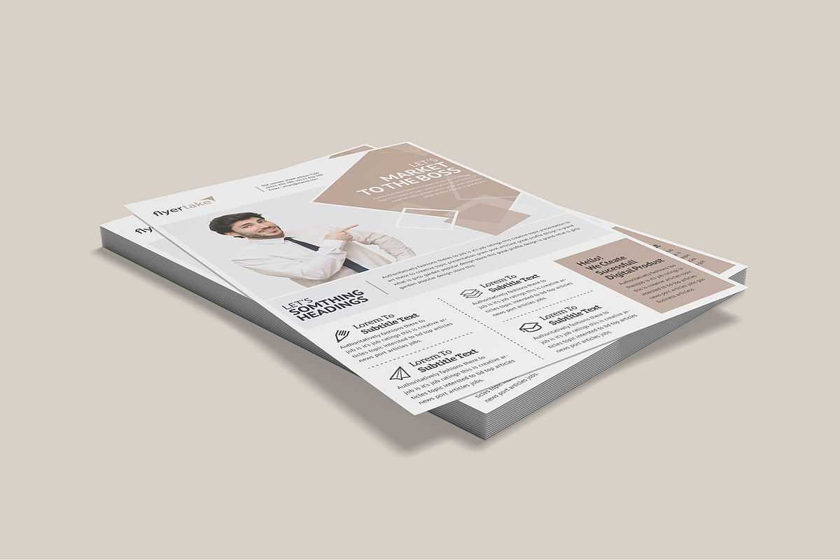A4 Flyer Poster Mockup Bundles, a Flyer Template by Graphic Aesthetic (Photo 13 of 22)