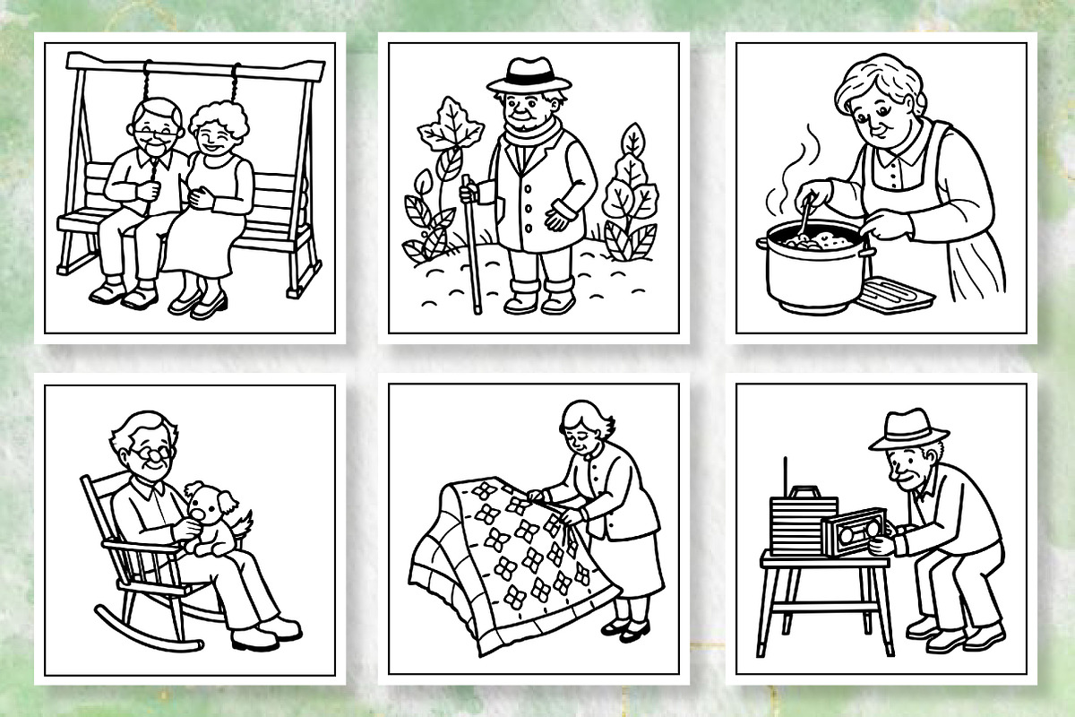 Hand Drawn Happy Family Coloring Boo, an Arts & Entertainment Photo by Wow Magic (Photo 3 of 3)