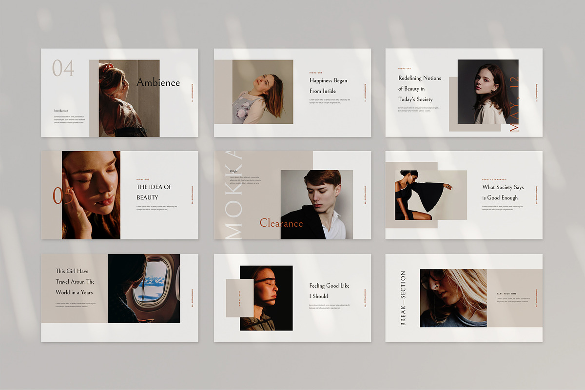 Mokka Google Slides, a Presentation Template by Visuel Colonie® (Photo 7 of 9)