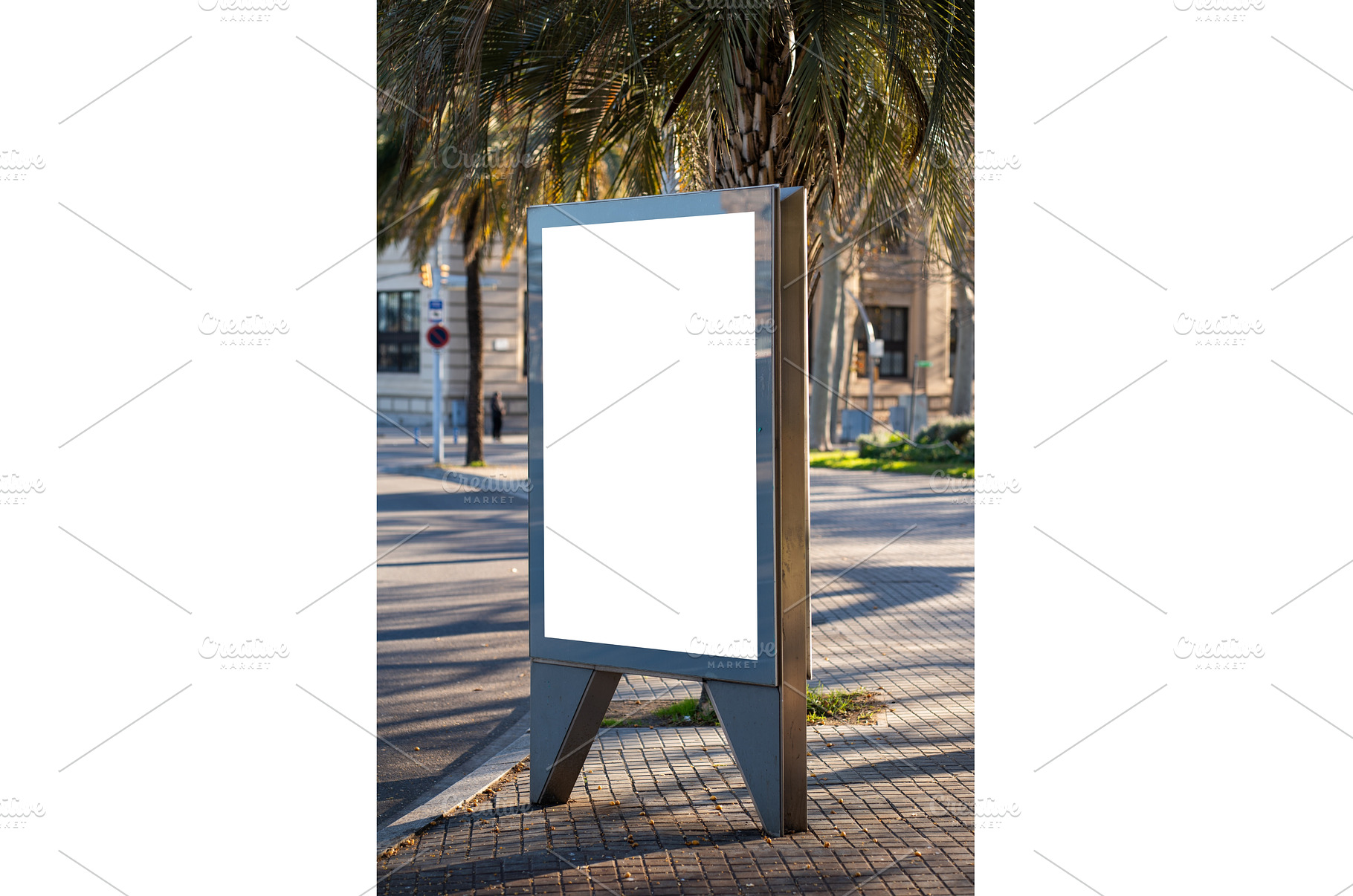 Blank white street advertising, an Architecture Photo by volodymyrshtun13795