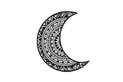 Mandala Crescent Moon Bundle, an Illustration by Designs_River (Thumbnail 5 of 31)