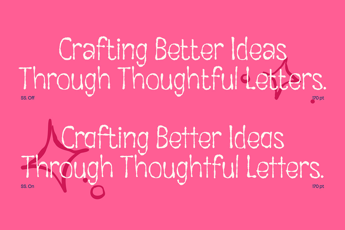 Mispraise – Marker All-Caps Font, a Handwritten Font by Casloop Studio (Photo 6 of 10)