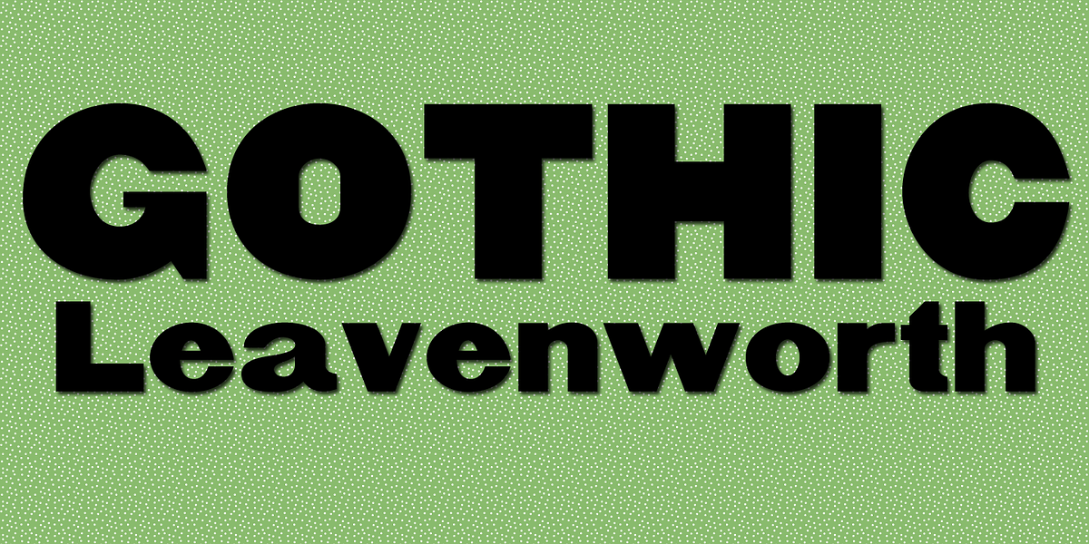 Gothic Leavenworth, a Sans Serif Font by Wooden Type Fonts