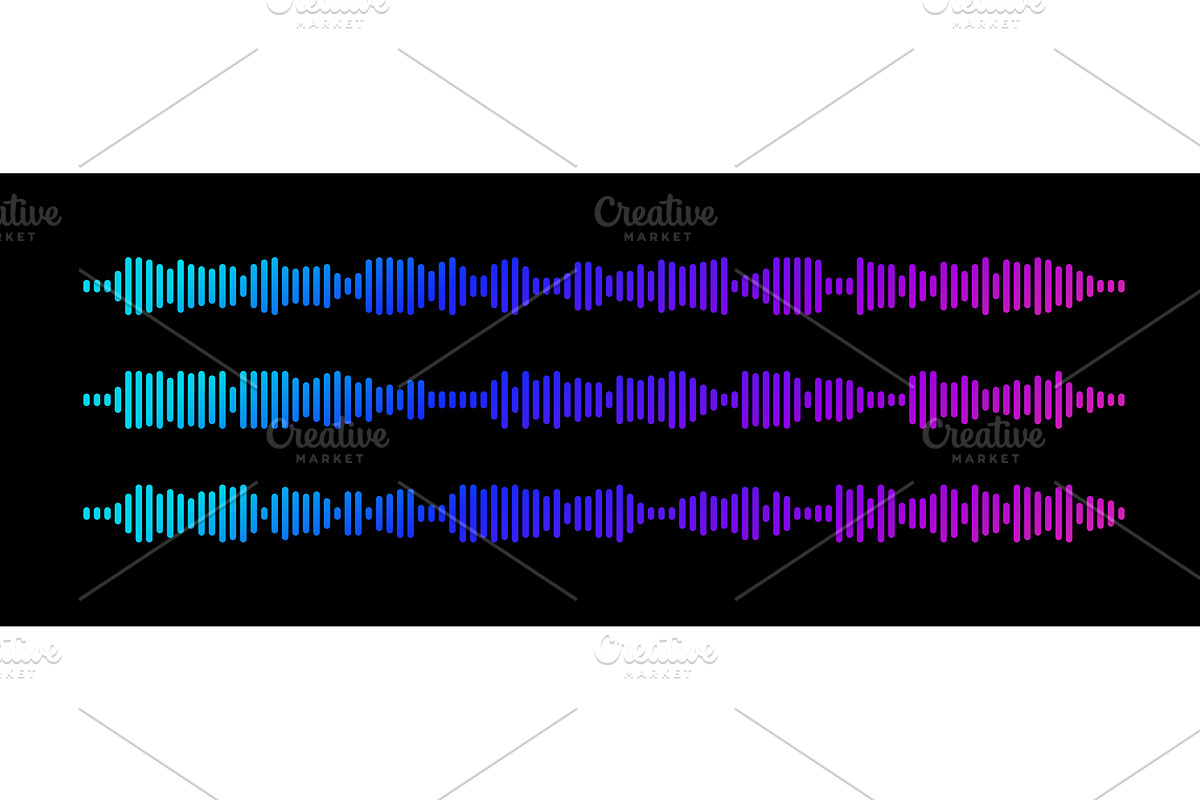 Podcast sound wave visualization, an Illustration by YuliiaOsadcha