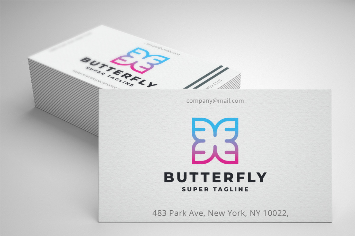 Butterfly Modern Art Butterfly Logo, a Branding & Logo Template by Design_Planet (Photo 2 of 3)