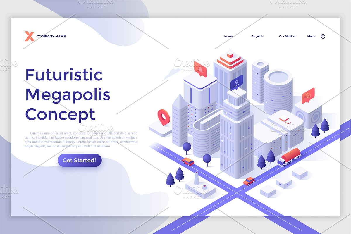 Isometric Solutions Mini. Part 6, a Templates & Theme by Andrew Kras Design (Photo 2 of 24)