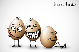 Happy Easter Funny Card, a Card Template by Orson