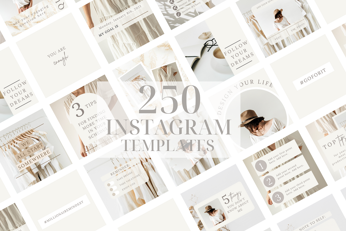 Engagement Instagram Canva Templates, a Social Media Template by Oh So ...