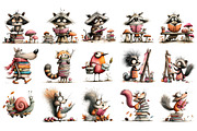 Woodland School PNG Clipart, an Education Illustration by Nicolle's Colorful Art (Thumbnail 6 of 6)