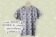 Honey & Smoke font collection, a Script Font by Ana's Fonts (Thumbnail 8 of 13)