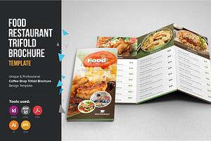 Food Restaurant Trifold Template