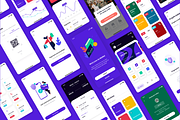 MOLLET - Wallet app UI Kit, an App Template by Bymsmof (Thumbnail 2 of 7)