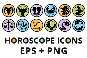 Vector Horoscope Icons