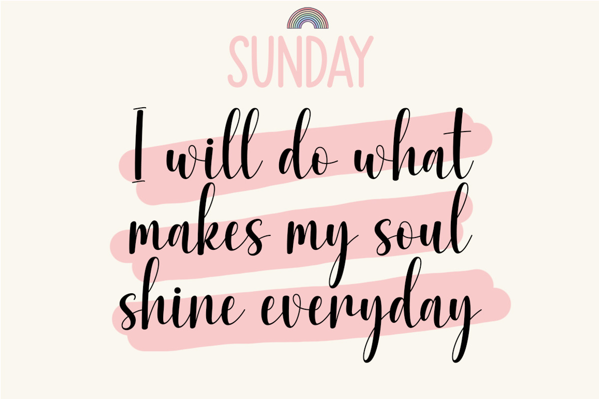 Sunday Funday Duo, a Script Font by DN Creative (Photo 3 of 11)