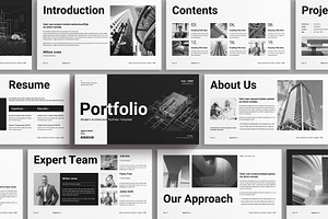 Architecture Portfolio Presentation, a Presentation Template by E-Type