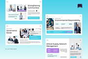 Modern ESG Corporate Report, a Presentation Template by Claymoon Lab (Thumbnail 4 of 7)