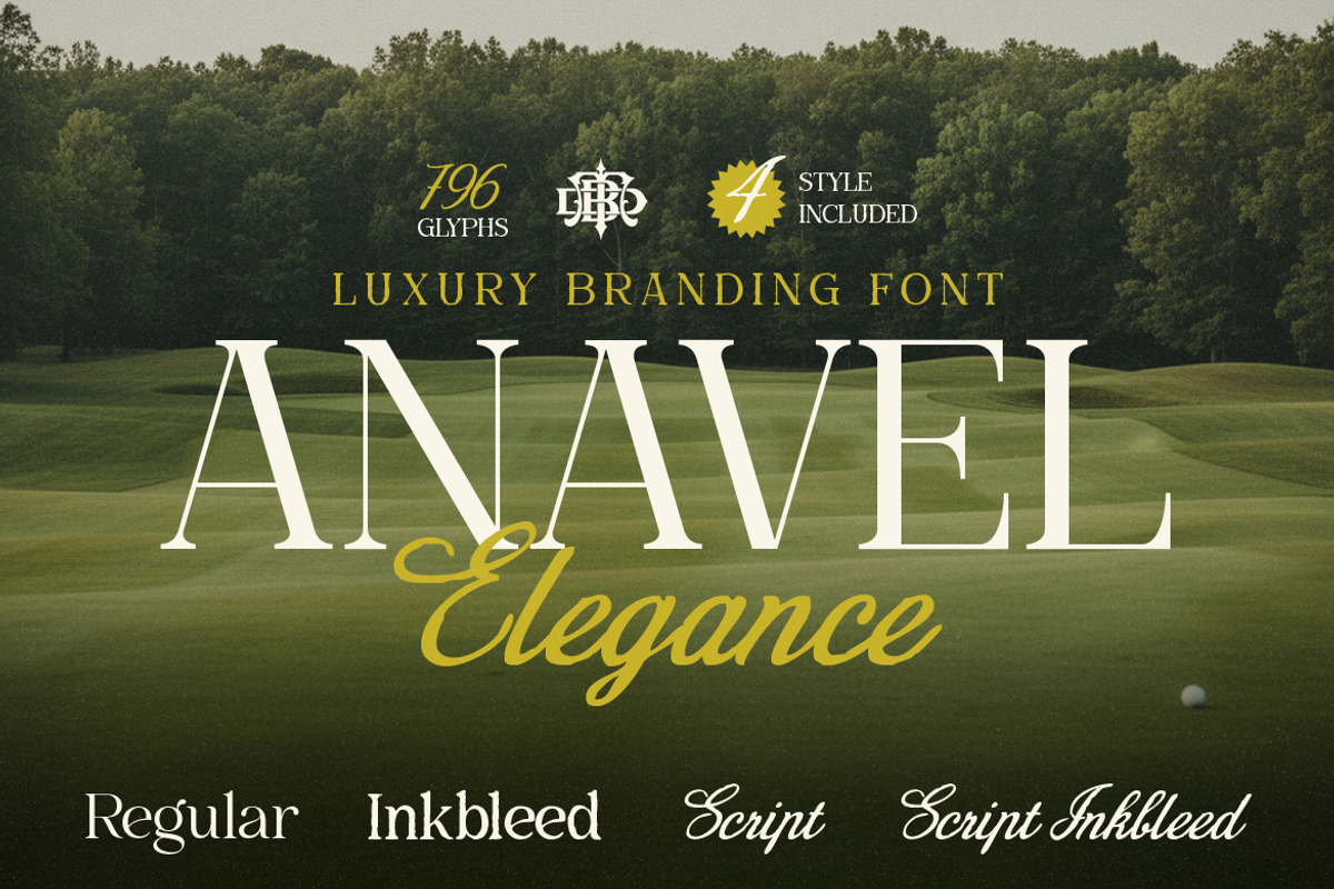 Anavel Elegance, a Serif Font by Burntilldead (Photo 1 of 11)