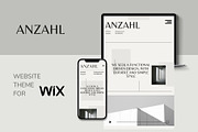 ANZAHL Wix Portfolio Website Theme, a Websites & App Template by Studio Suvelle (Thumbnail 1 of 7)
