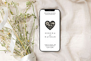 Opal - Wedding Invitation Suite, an Invitation Template by CinderHeart Designs (Thumbnail 3 of 9)