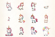 Funny Grumpy Unicorn Clipar, an Illustration by CrexoraLab (Thumbnail 2 of 5)