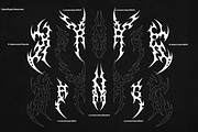 Karnage | Black Metal Font, a Blackletter Font by Denustudios (Thumbnail 10 of 12)