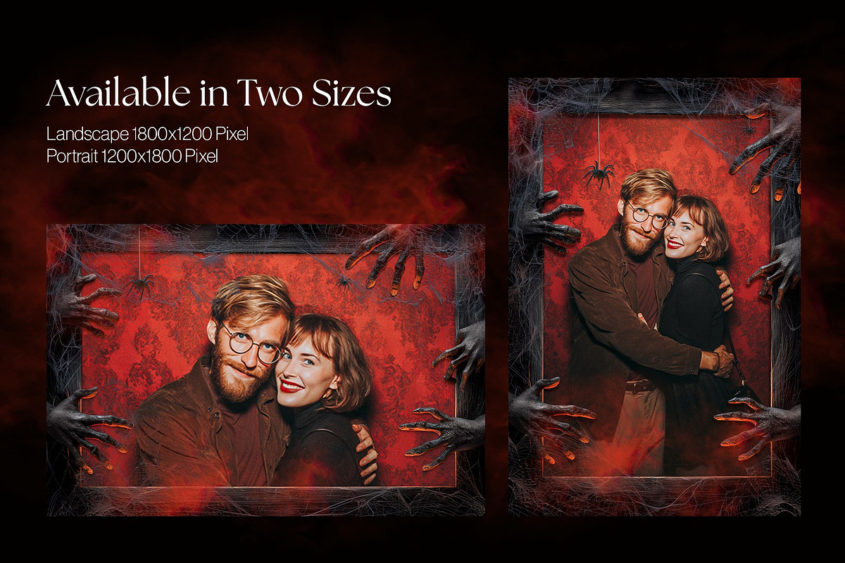 Halloween Photo Frame Flyer Template, a Layer Style Add-On by DesignerCandies (Photo 2 of 7)