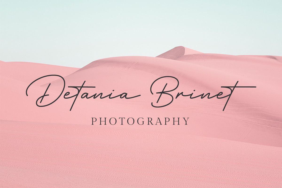 Hertine - Monoline Signature, a Script Font by Ef Studio (Photo 2 of 8)