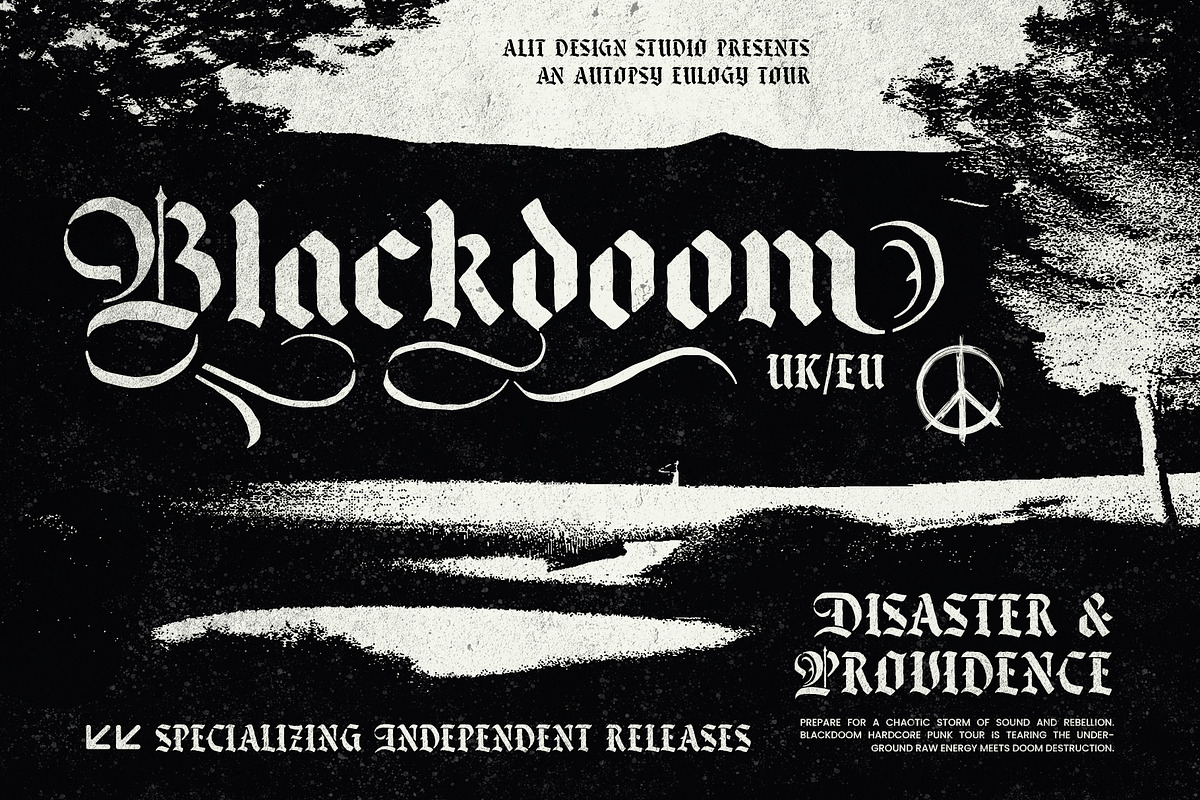 Black male Typeface, a Blackletter Font by alit design (Photo 4 of 17)