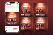 Holy Ghost Conference Church Flyer P, a Social Media Template by church flyer templates (Thumbnail 9 of 10)