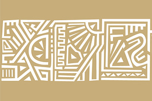Ethnic Or Aztec South America Patter, a Pattern Graphic by Black White Mouse Design