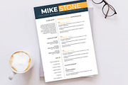 Modern Resume/CV Design, a Resume Template by Sharifull11 (Thumbnail 4 of 4)