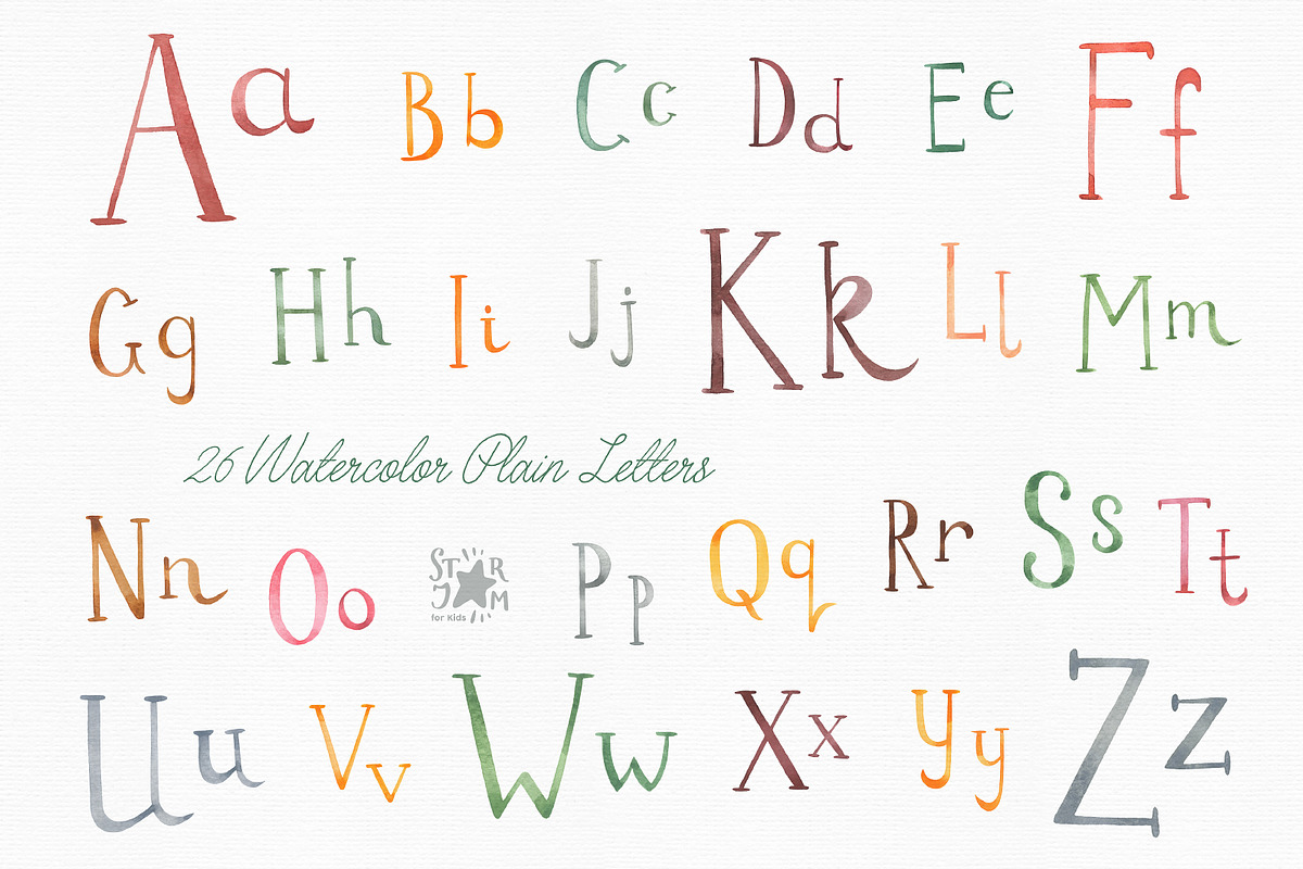 Cute Letters Collection, an Illustration by StarJam (Photo 7 of 7)