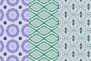 Geometric Boho Digital Papers