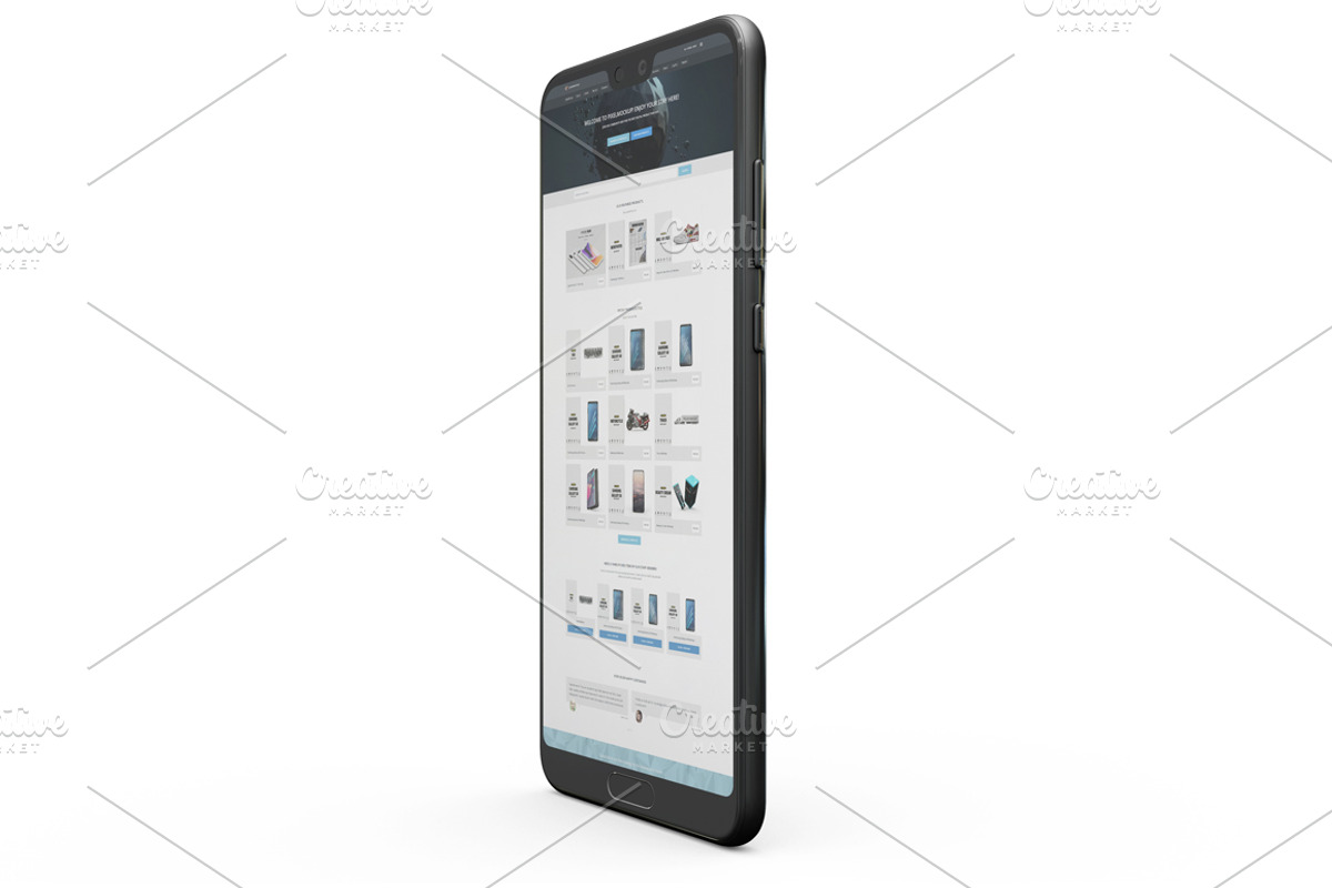 Huawei P20 Pro App Mockup Vol1, an Android Mockup by PixelMockup (Photo 6 of 17)