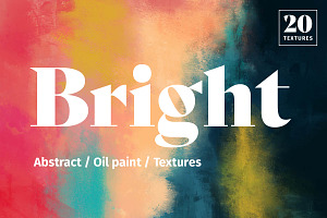 Bright Abstract Oil Paint Textures