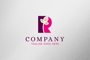 Eco Letter R Logo