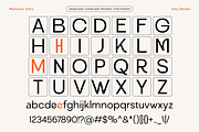 Meronny - Geometric Ligature Font, a Sans Serif Font by Say Studio (Thumbnail 9 of 10)