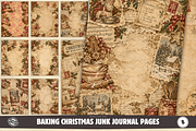 Baking Christmas Junk Journal Pages, a Background Graphic by Markicha Art (Thumbnail 1 of 5)
