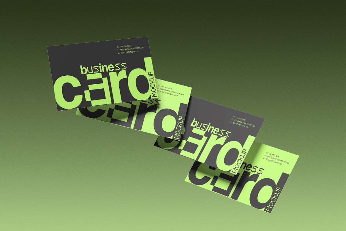 Business Card Mockup, a Merchandise Mockup by HanaSaka_Studio (Photo 3 of 4)