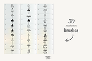 Magic Mushroom Stamp Brushes, a Brush Add-On by Mabel & Bea (Thumbnail 2 of 7)
