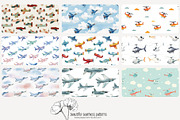 70 (kids) planes seamless pattern, a Pattern Graphic by Poppy Lane Studio (Thumbnail 5 of 10)