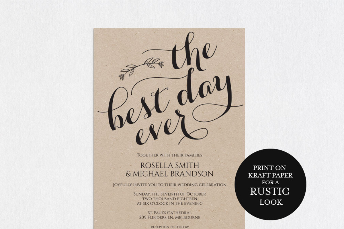 Invitation Template SHR444, an Invitation Template by Shafura_Wedding (Photo 2 of 5)