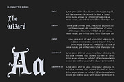 The Wizard Blackletter, a Blackletter Font by cromatixclassroom (Thumbnail 6 of 11)