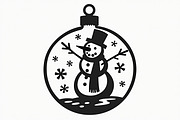 Christmas Ornament Laser Cut Design, a Graphic by musafir_fashion (Thumbnail 11 of 16)