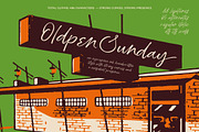 Oldpen Sunday Ink Handwritten Font, a Script Font by Letterena Studios Script (Thumbnail 1 of 15)