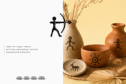 Tribal Shabby Symbols Vector Pack, an Object Graphic by Nutalin Art (Thumbnail 11 of 13)