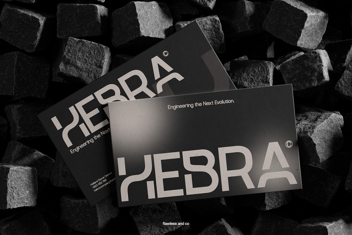 Hebra - Modern Sans Serif Font, a Sans Serif Font by Flawless And Co (Photo 7 of 10)