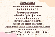 RETRO Groovy era - Handwritten, a Handwritten Font by Charmingbear59.design (Thumbnail 5 of 5)