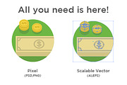 20 Finance Icons, an Icon by kucingklawu (Thumbnail 2 of 3)